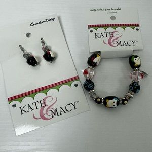 2 Pc Kate & Macy Earring/Bracelet Set